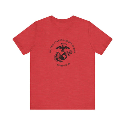 United States Marine Corps, Semper Fi, Jersey Short Sleeve Tee