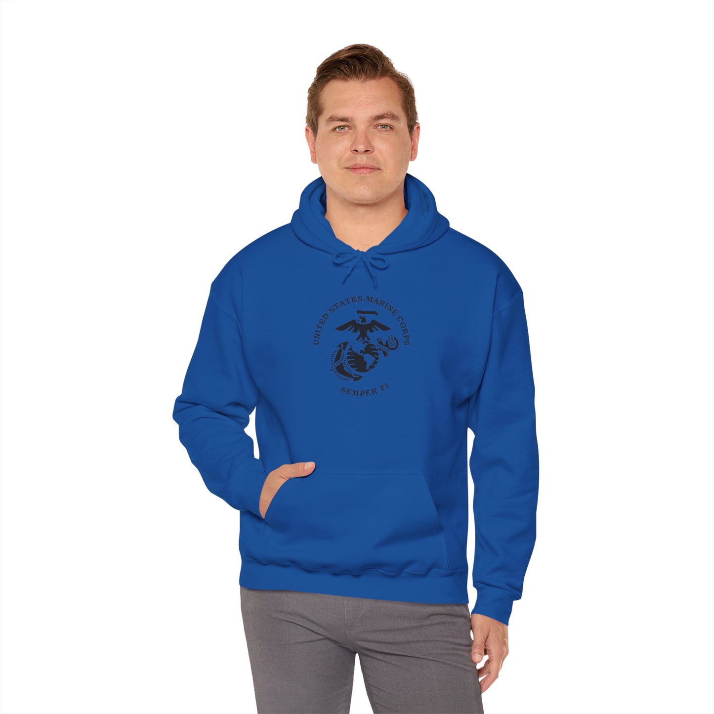 United States Marine Corps, Semper Fi Hoodie, Heavy Blend™ Hooded Sweatshirt