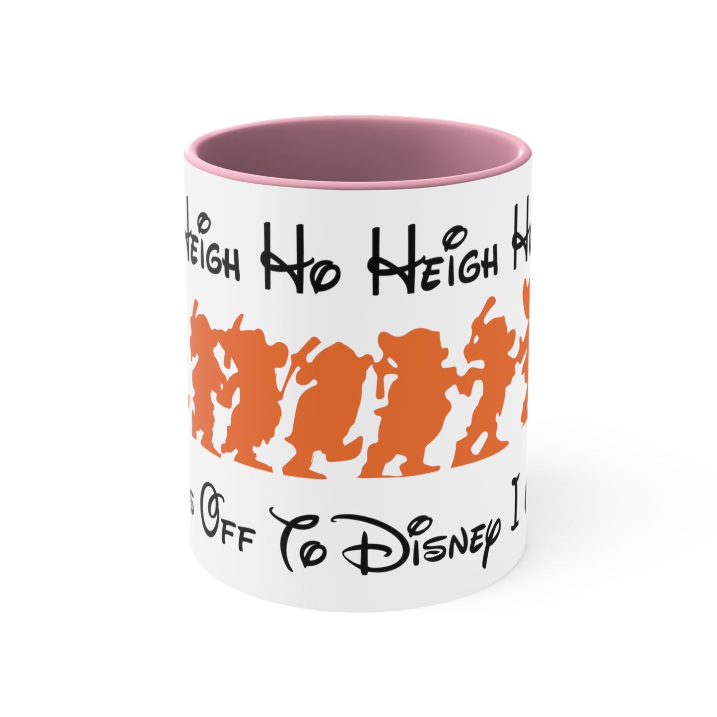 Heigh Ho, Heigh Ho, It's Off To Disney I Go, Accent Coffee Mug, 11oz