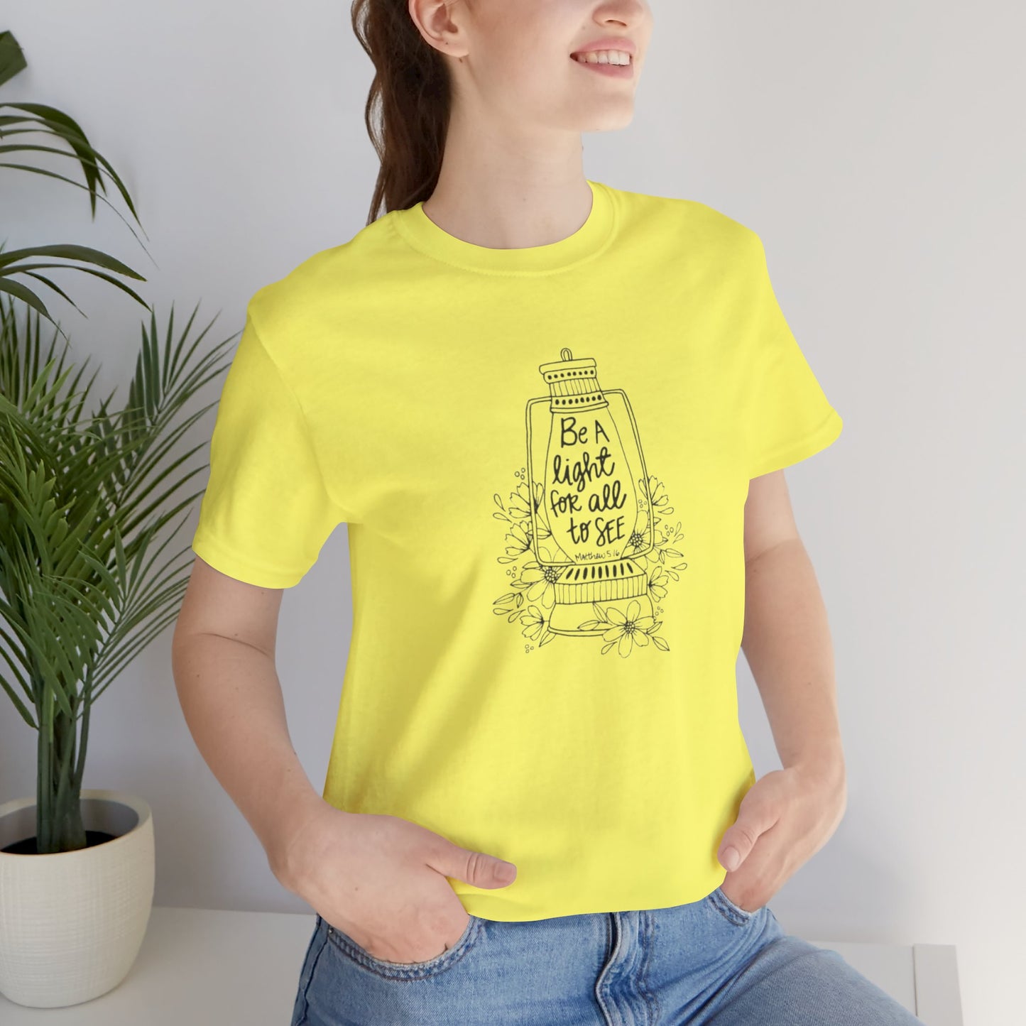 Be The Light For All To See, Jersey Short Sleeve Tee