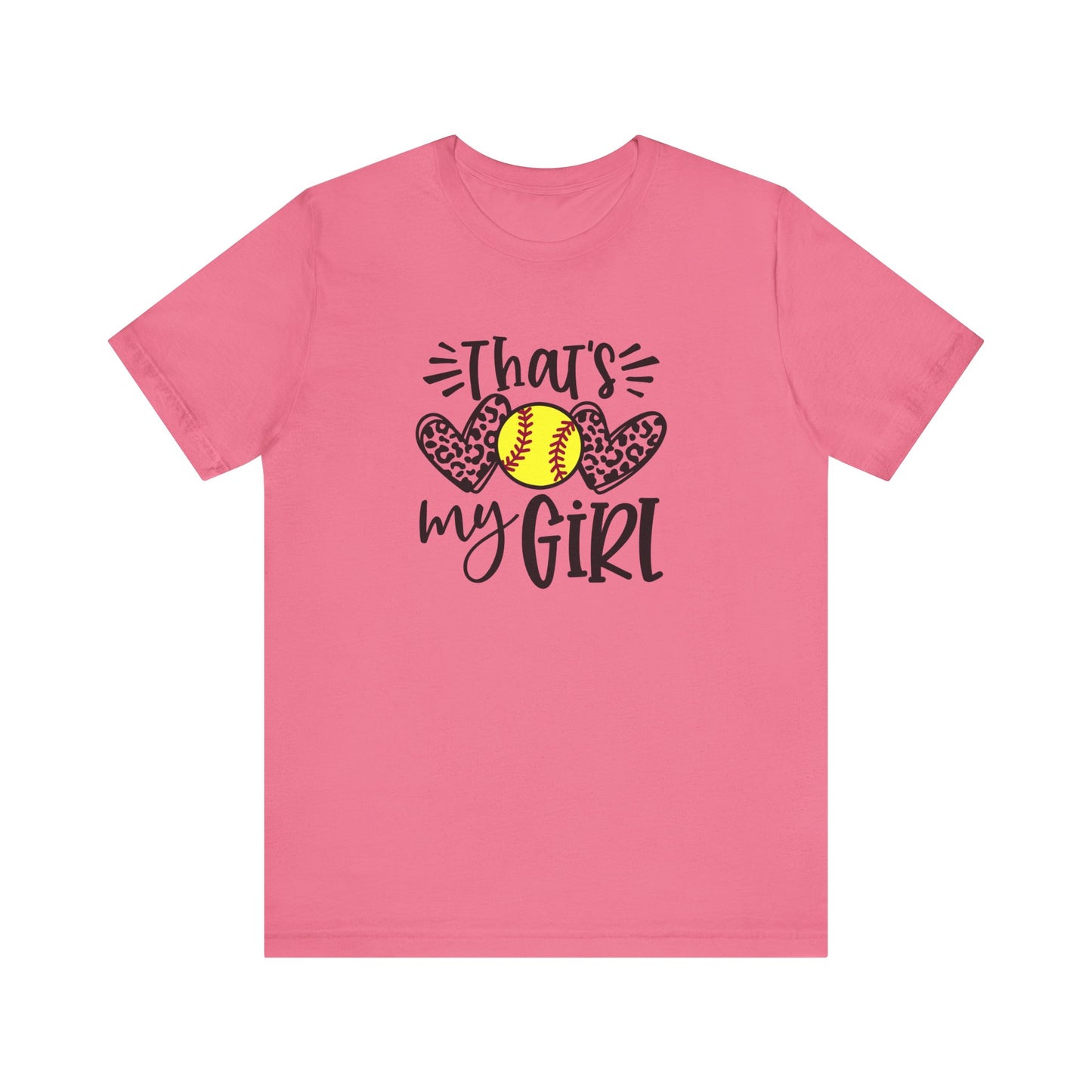 That's My Girl SoftBall Jersey Short Sleeve Tee