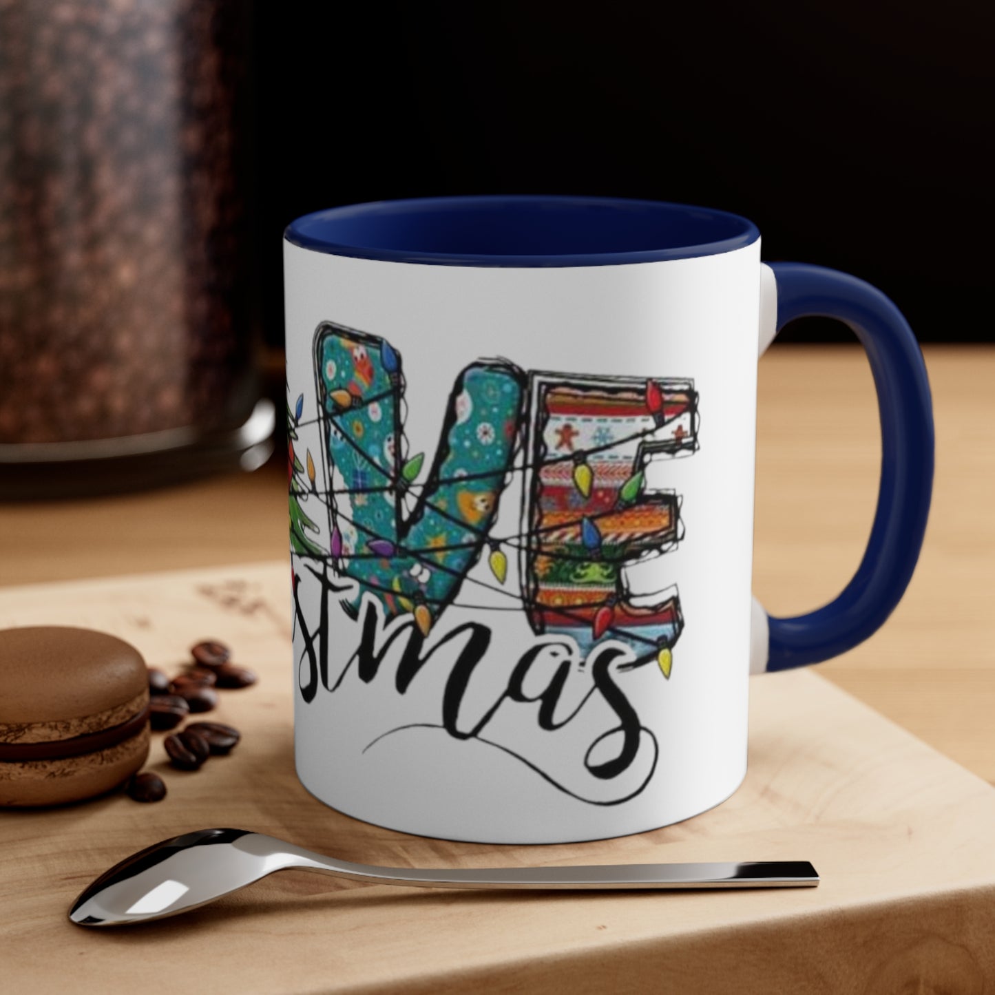 Live Christmas, Accent Coffee Mug, 11oz