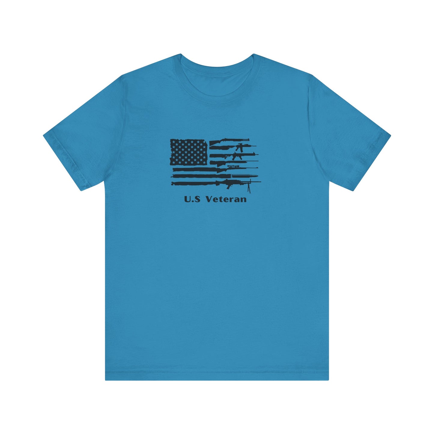 US Veteran Flag Shirt, Jersey Short Sleeve Tee