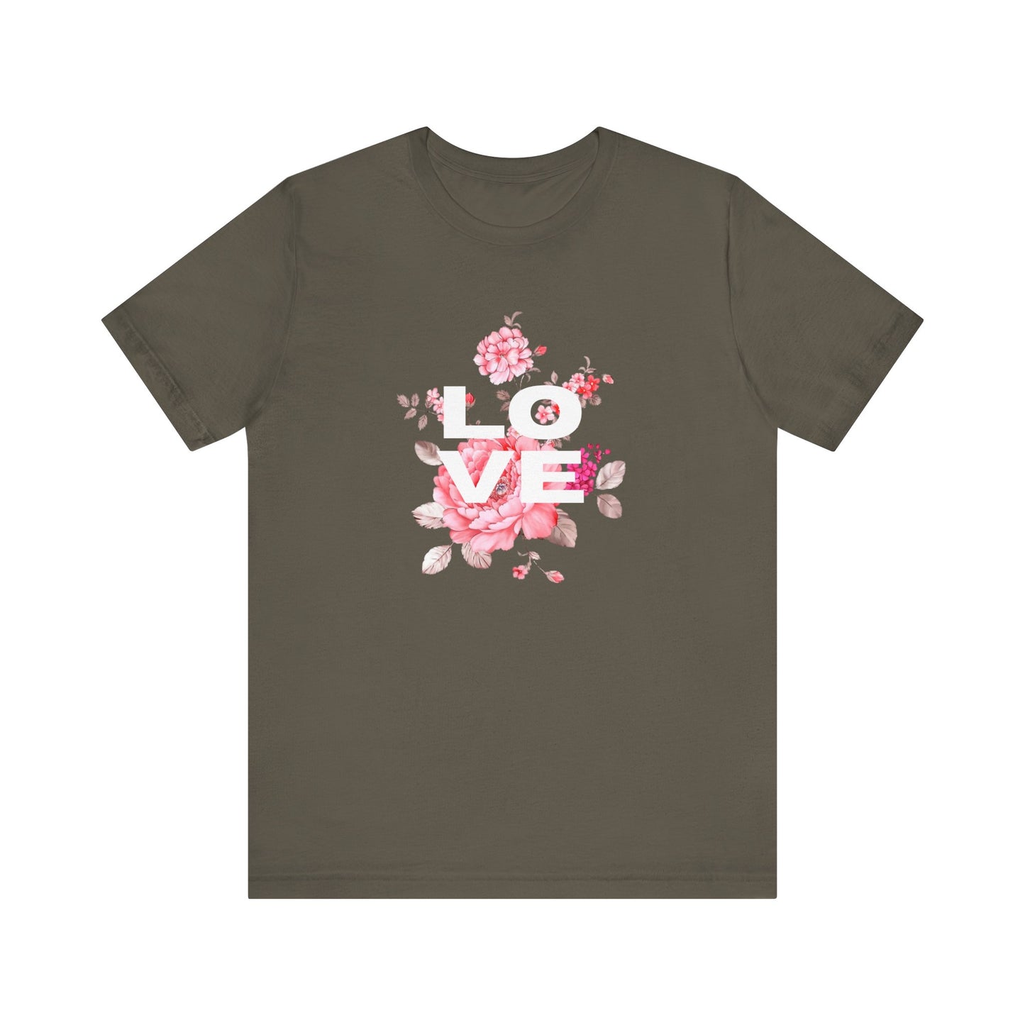 Love with Flowers Jersey Short Sleeve Tee