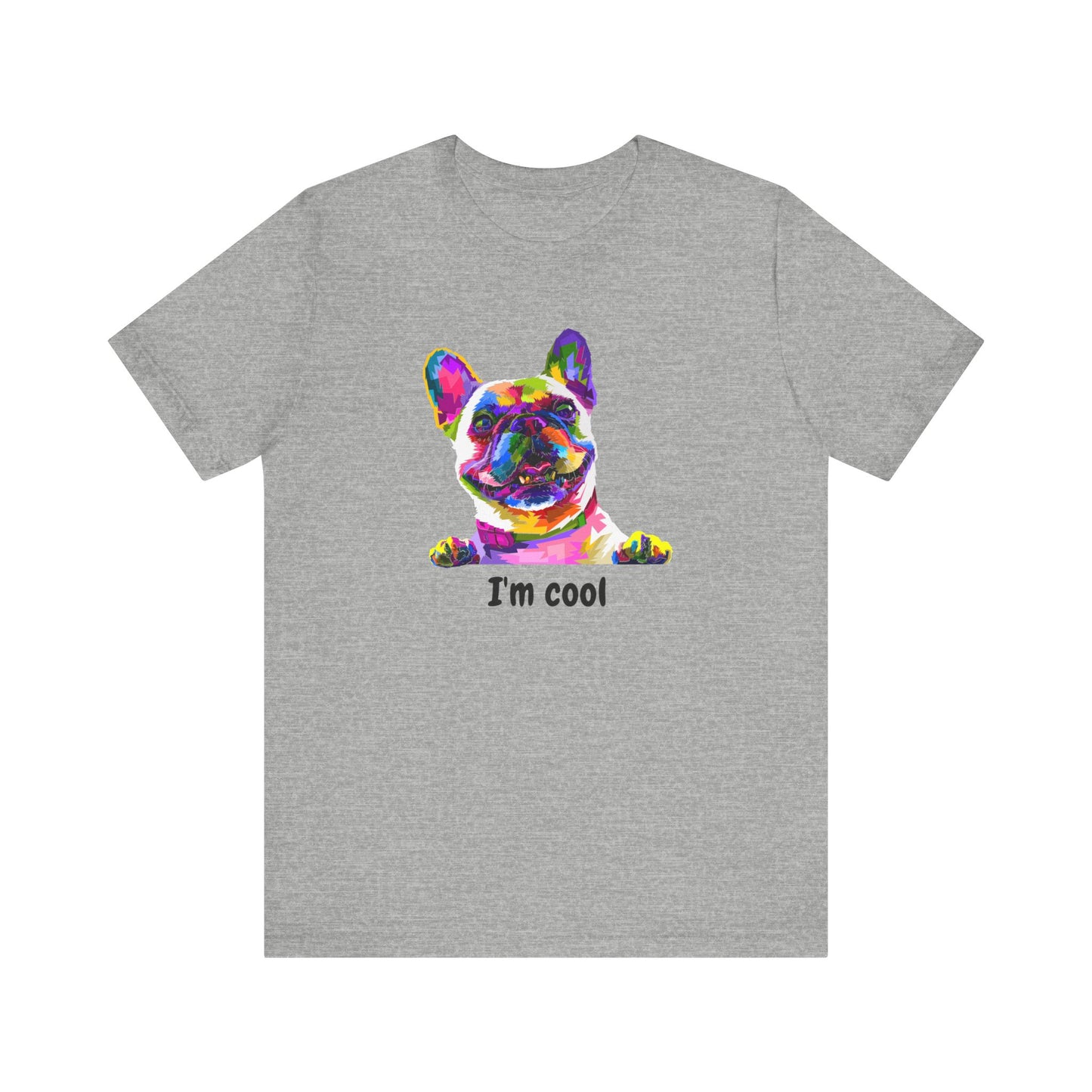 I'm Cool English Bulldog, Jersey Short Sleeve Tee