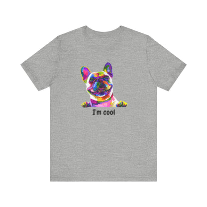 I'm Cool English Bulldog, Jersey Short Sleeve Tee