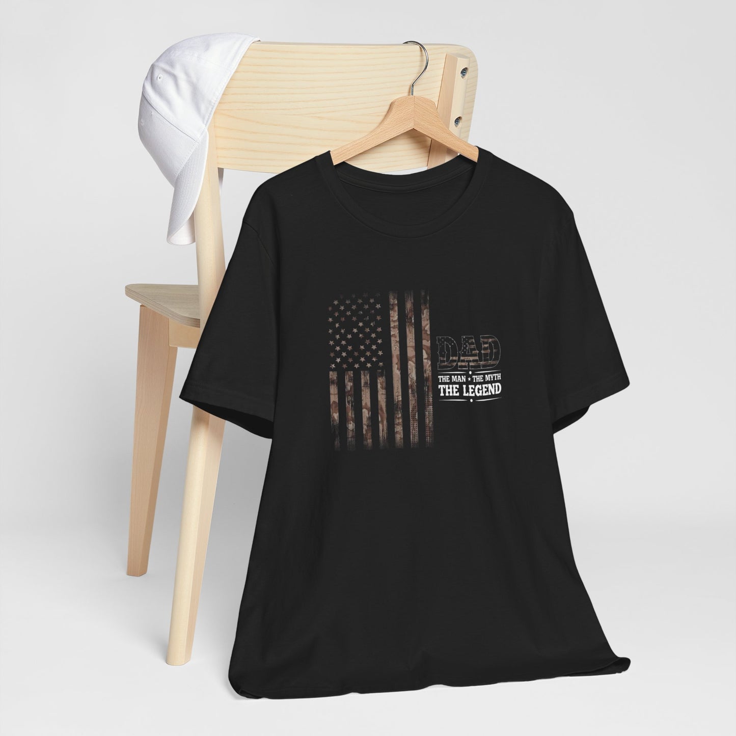 Dad, The Man, The Myth, The Legend.  Jersey Short Sleeve Tee