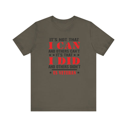 It's Not that I Can and other's Cant, Jersey Short Sleeve Tee
