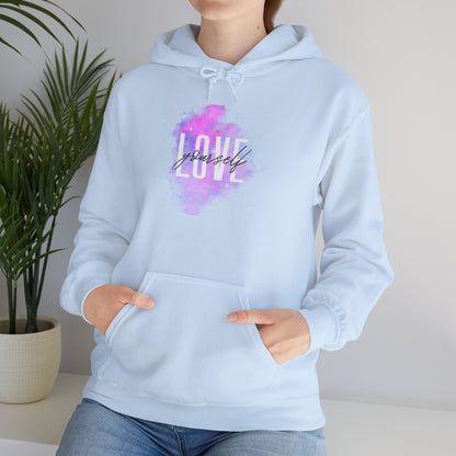Love Yourself Hoodie, Heavy Blend™ Hooded Sweatshirt