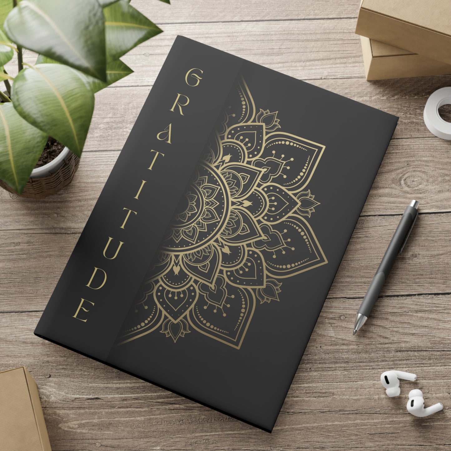 Gratitude Journal, Hardcover Notebook with Puffy Covers 8.5" x 11"