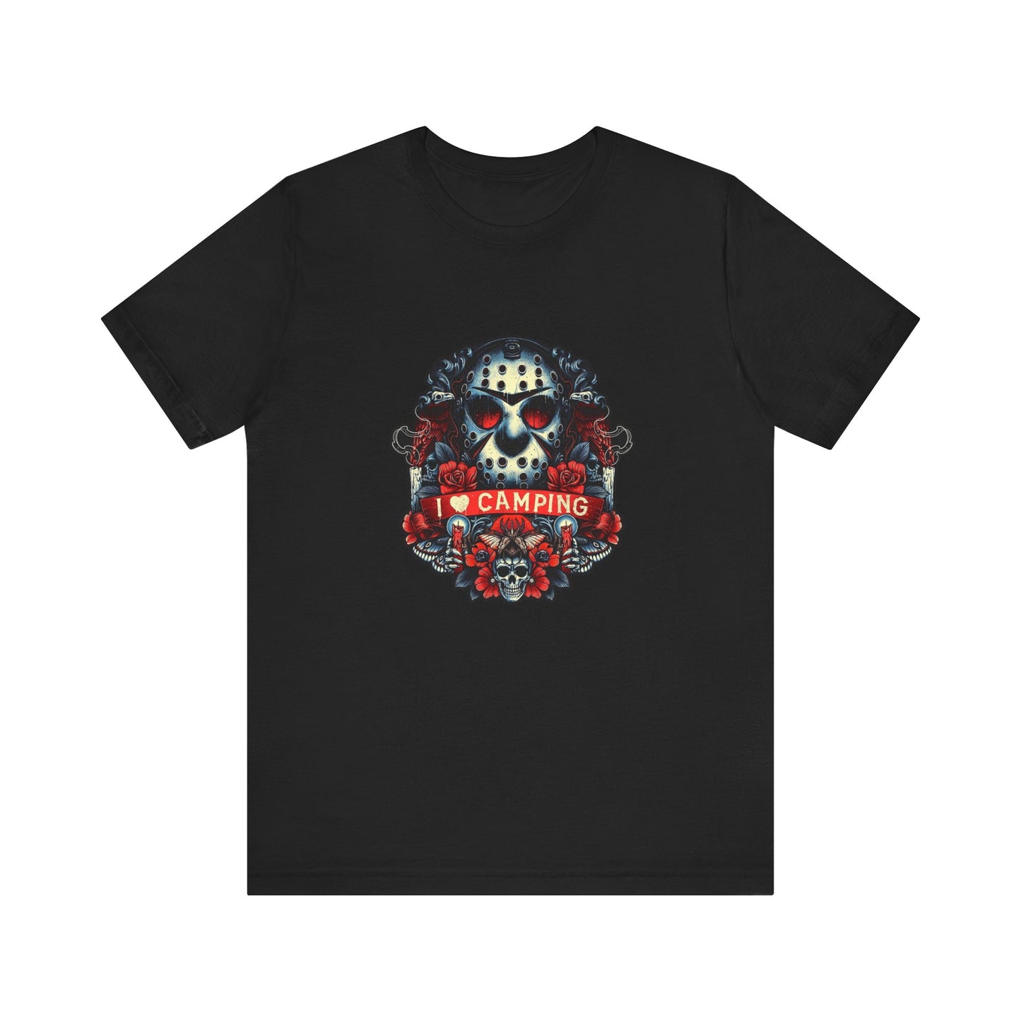 I Love Camping, Halloween T-Shirt, Jersey Short Sleeve Tee
