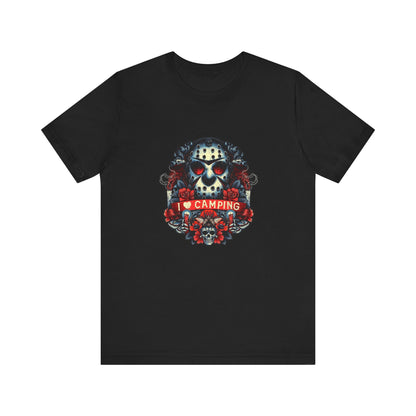 I Love Camping, Halloween T-Shirt, Jersey Short Sleeve Tee