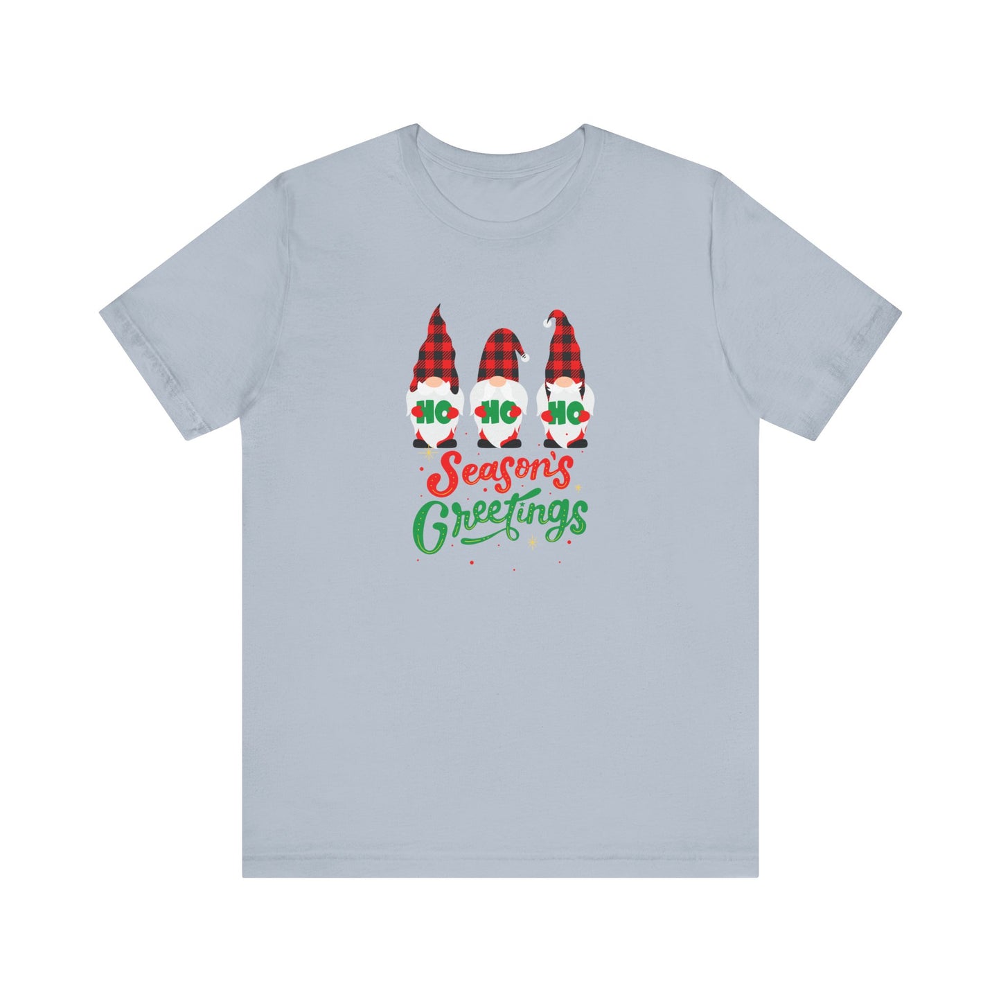 Season's Greeting Gnomes, Jersey Short Sleeve Tee