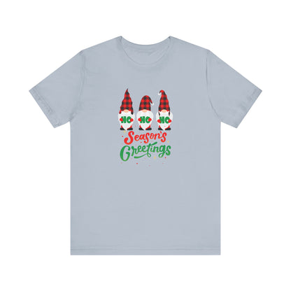 Season's Greeting Gnomes, Jersey Short Sleeve Tee
