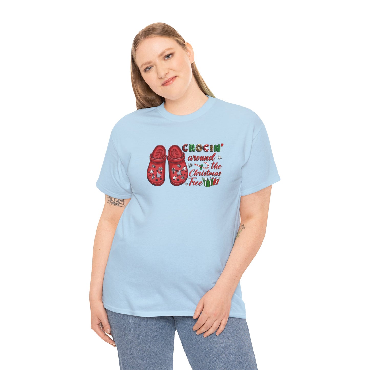 Crockin' Around the Christmas Tree, Heavy Cotton Tee