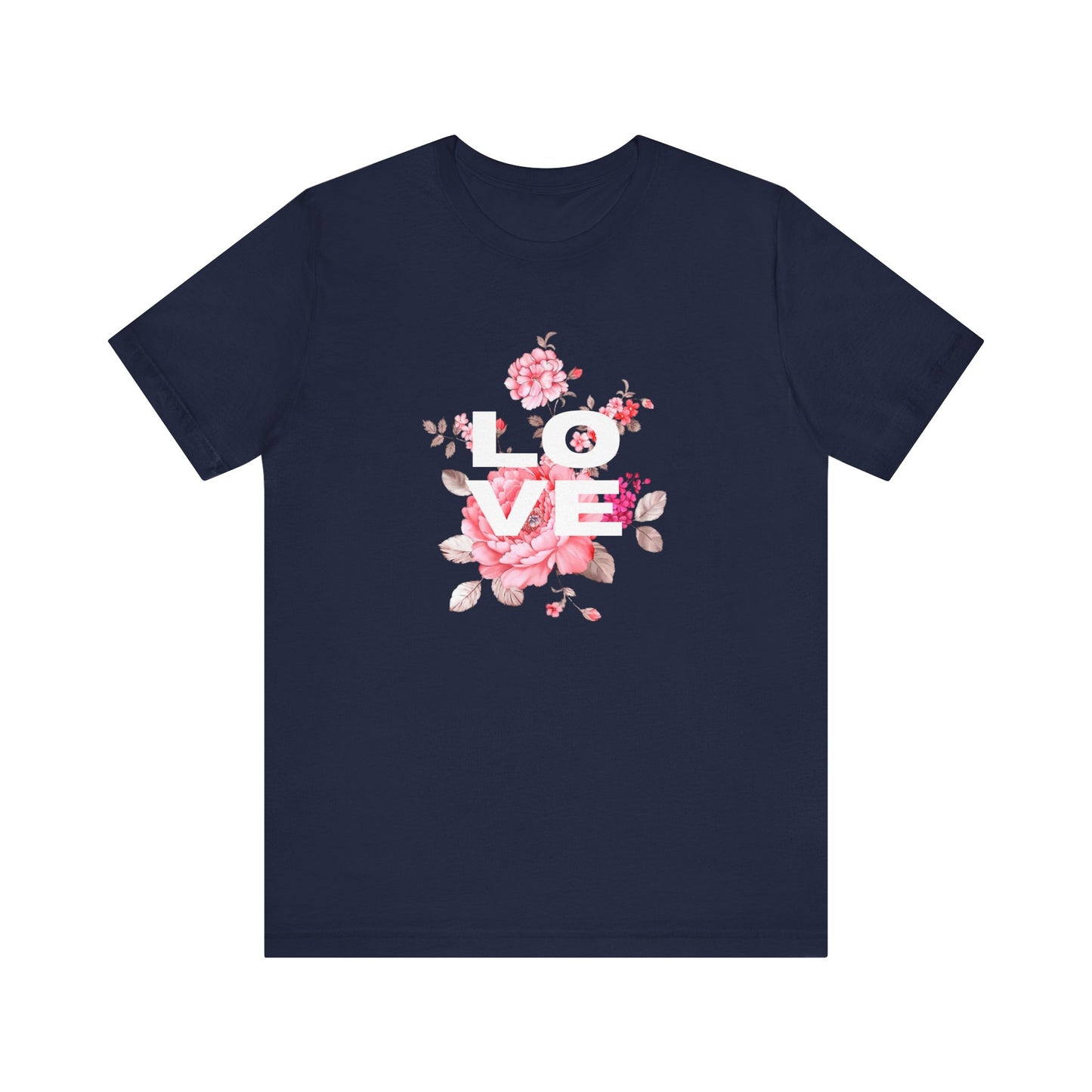 Love with Flowers Jersey Short Sleeve Tee