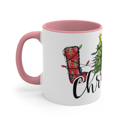 Live Christmas, Accent Coffee Mug, 11oz