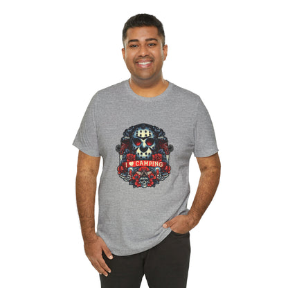 I Love Camping, Halloween T-Shirt, Jersey Short Sleeve Tee