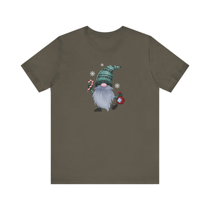 Happy Holidays, Party Gnome, Jersey Short Sleeve Tee
