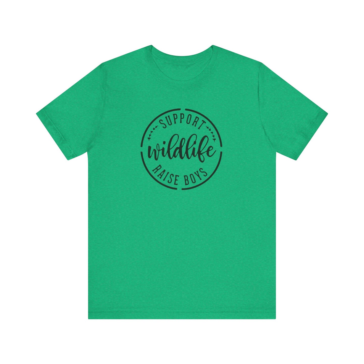 Support Wildlife Raise Boys  Jersey Short Sleeve Tee