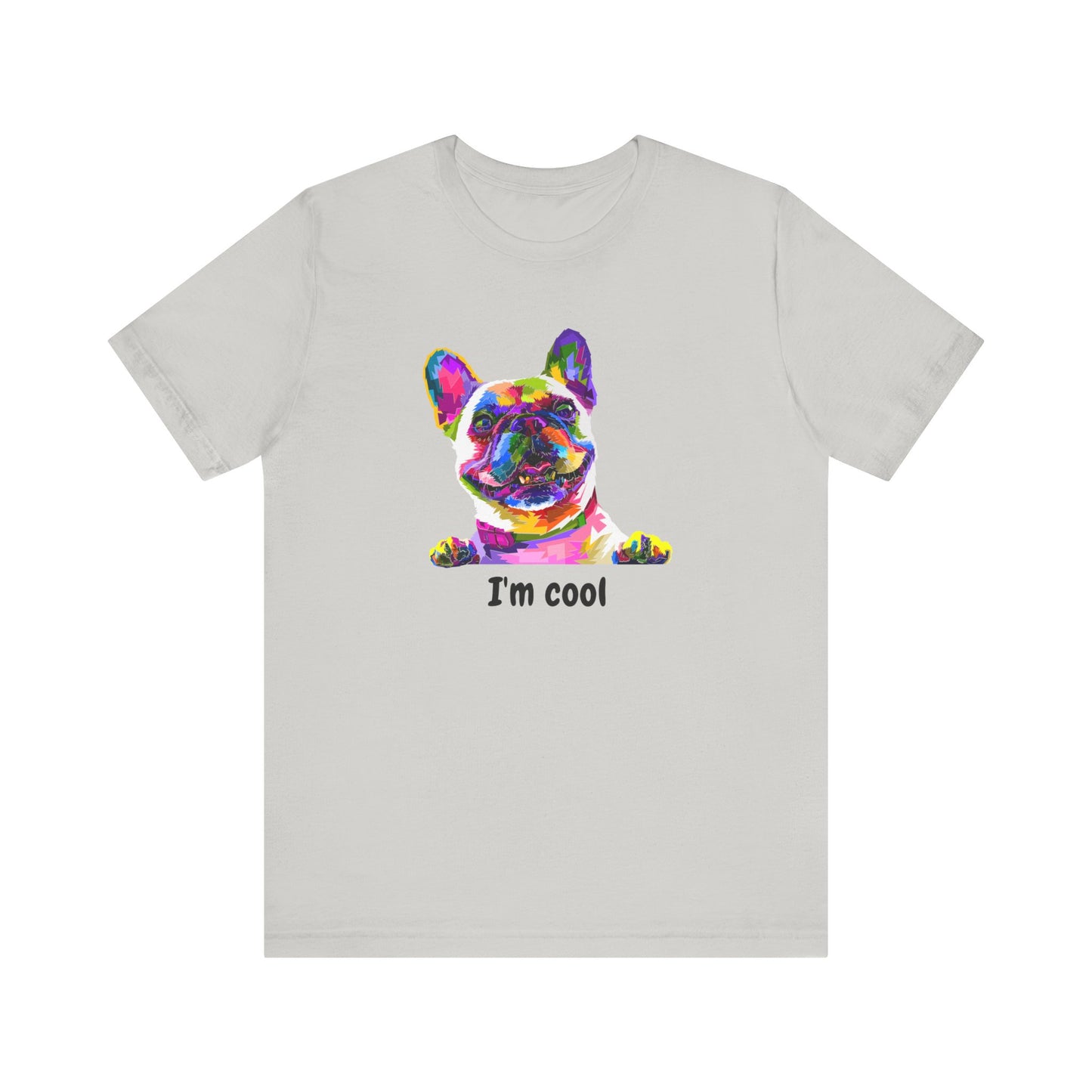 I'm Cool English Bulldog, Jersey Short Sleeve Tee