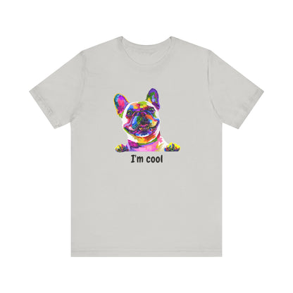 I'm Cool English Bulldog, Jersey Short Sleeve Tee