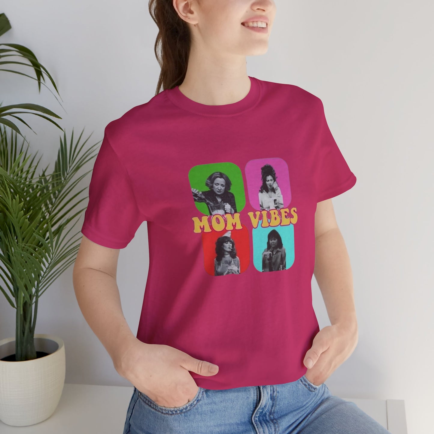 Mom Vibes 1 Jersey Short Sleeve Tee