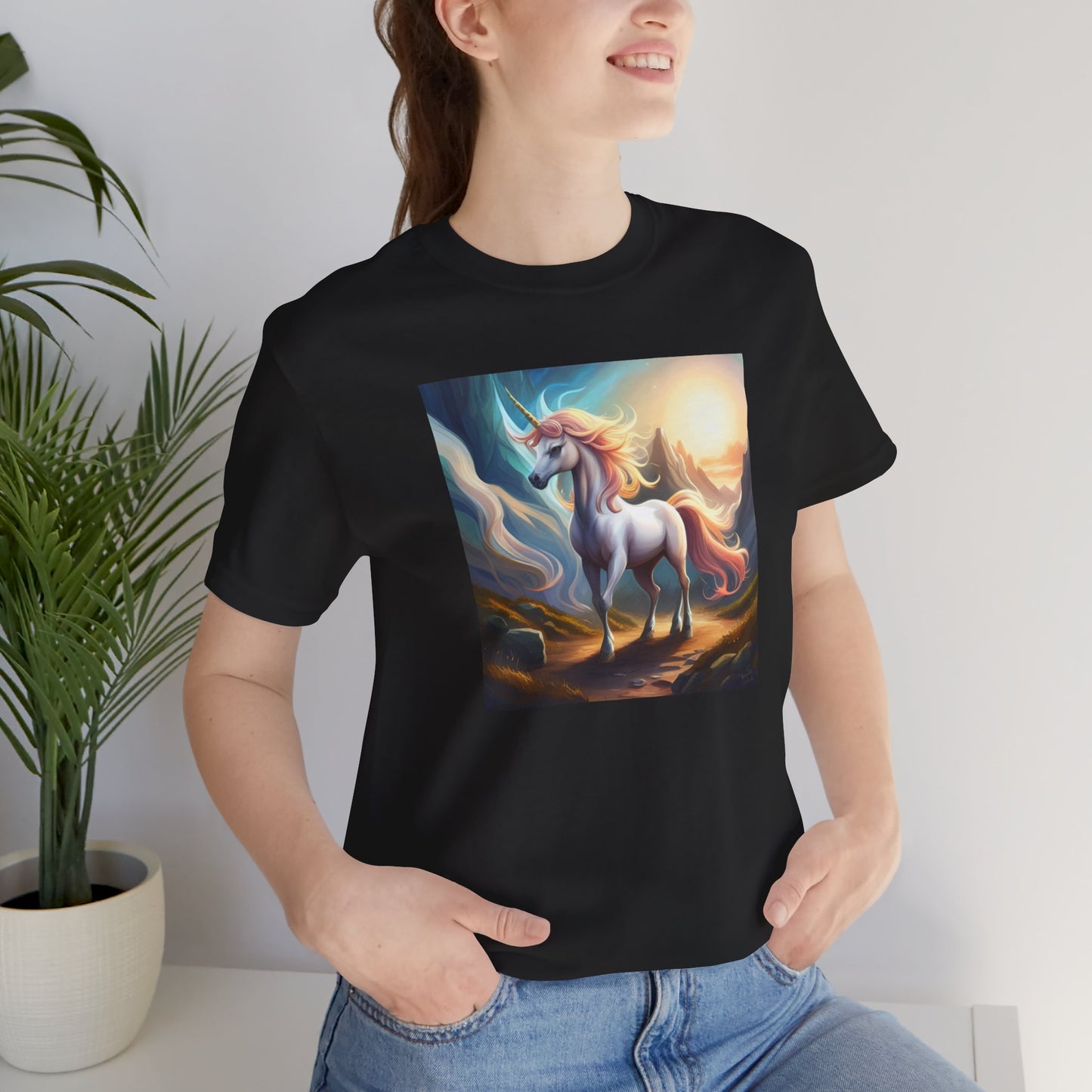 Unicorn Fantasy T-Shirt, Unisex Jersey Short Sleeve Tee