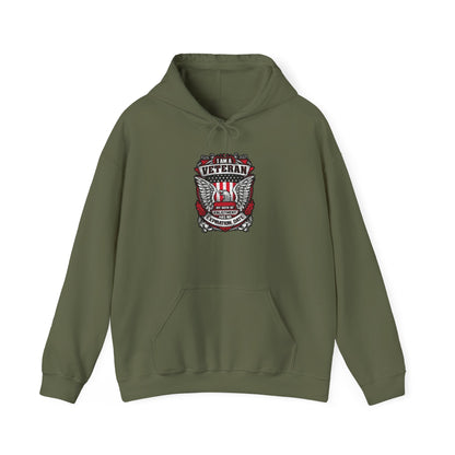 I Am A Veteran My Oath Of Enlistment Has No Expiration Date Hoodie Heavy Blend™ Hooded Sweatshirt