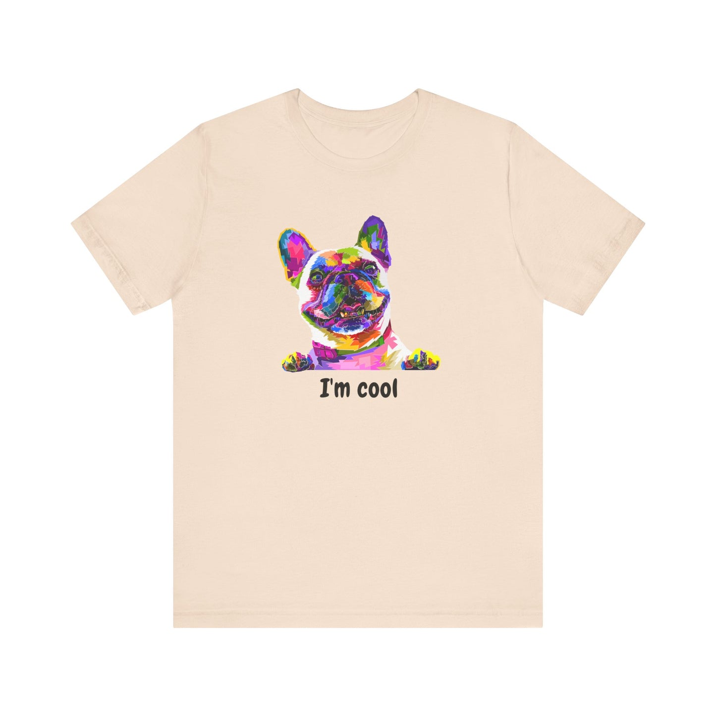 I'm Cool English Bulldog, Jersey Short Sleeve Tee