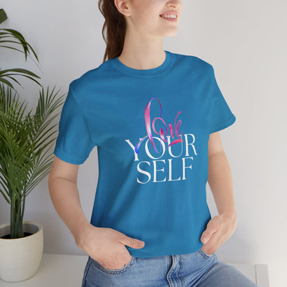Love Yourself Jersey Short Sleeve Tee