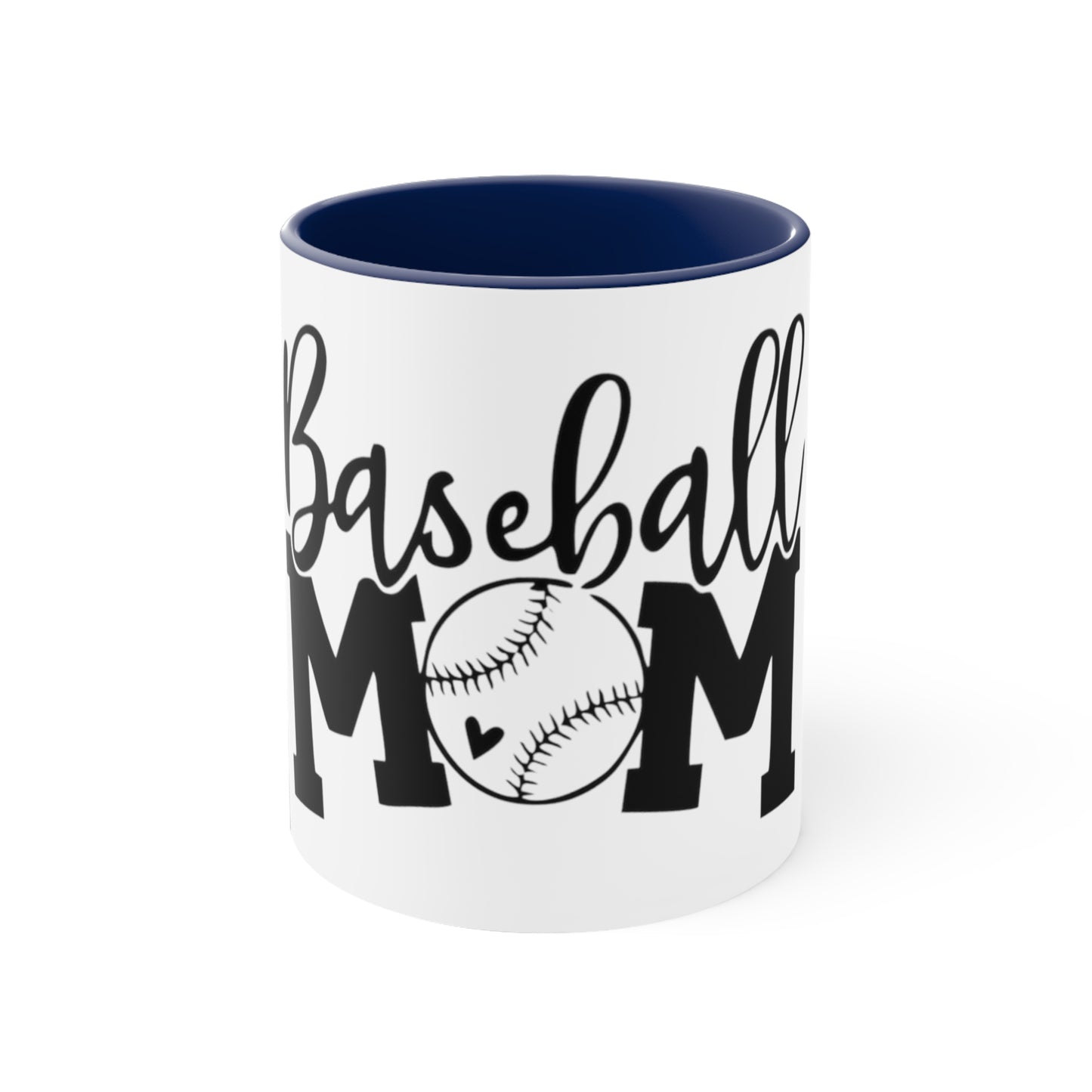 Baseball Mom, Accent Coffee Mug, 11oz