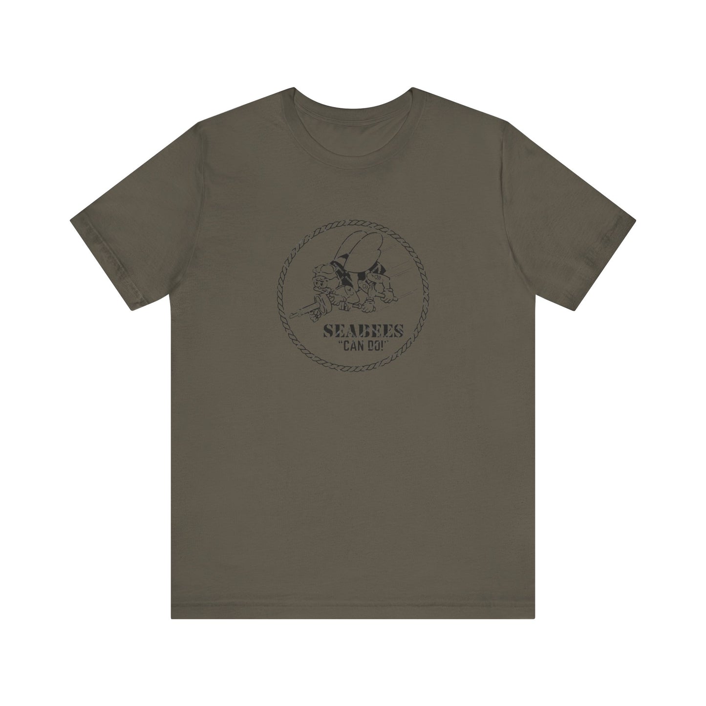 SEABEES Can Do, Jersey Short Sleeve Tee