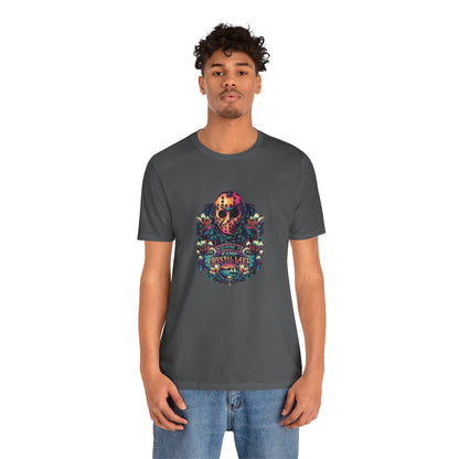 Welcome to Camp Crystal Lake Halloween T-Shirt, Unisex Jersey Short Sleeve Tee