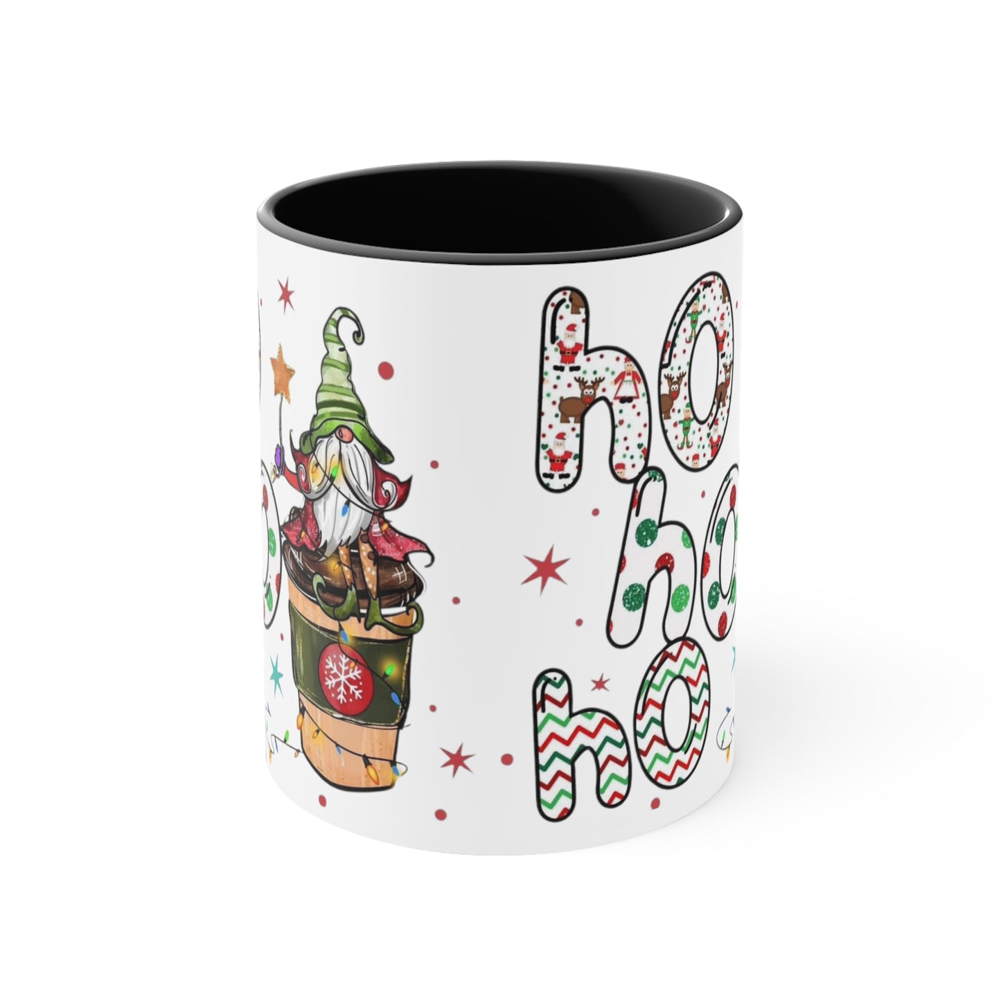 Ho, Ho, Ho, Accent Coffee Mug, 11oz