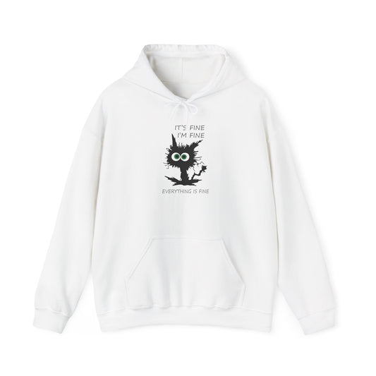 It's Fine,  I'm Fine, Everything Is Fine Hoodie., Unisex Heavy Blend™ Hooded Sweatshirt