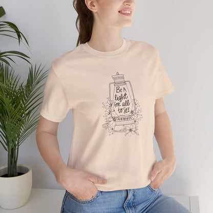 Be The Light For All To See, Jersey Short Sleeve Tee