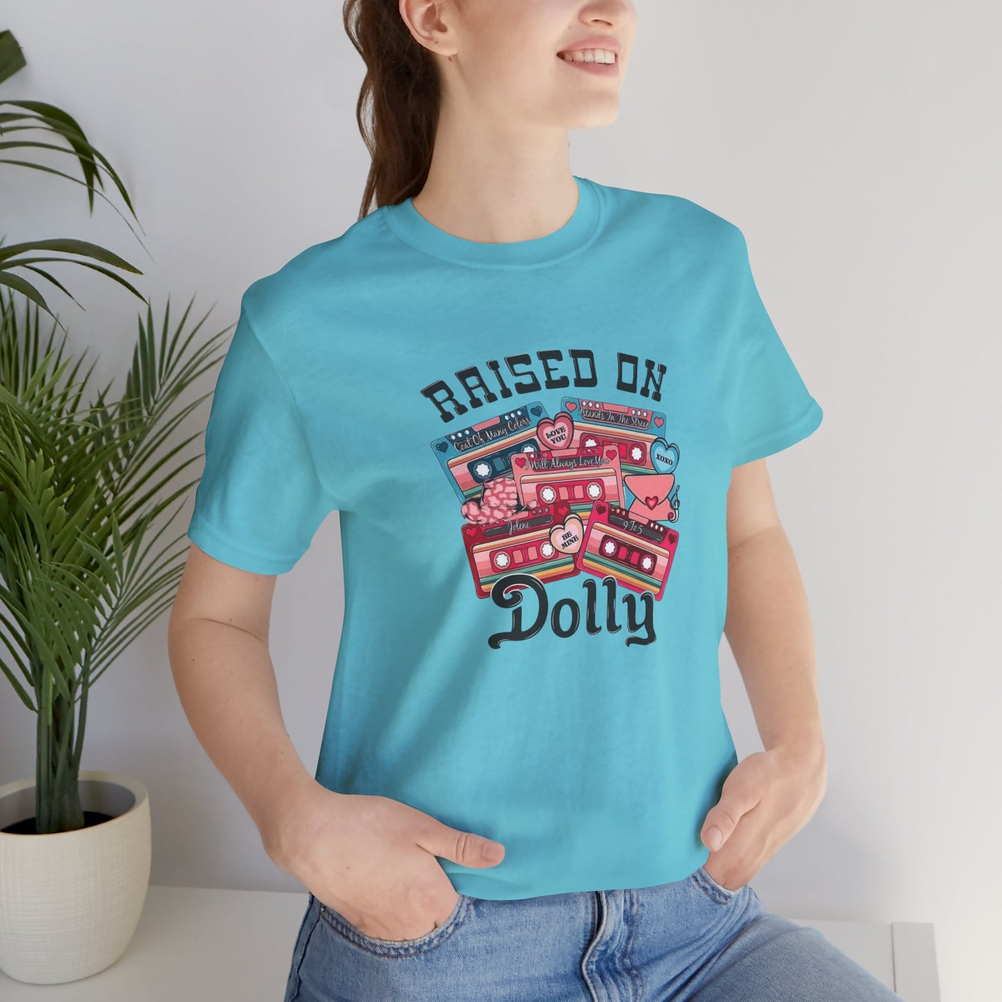 Raised On Dolly, Jersey Short Sleeve Tee