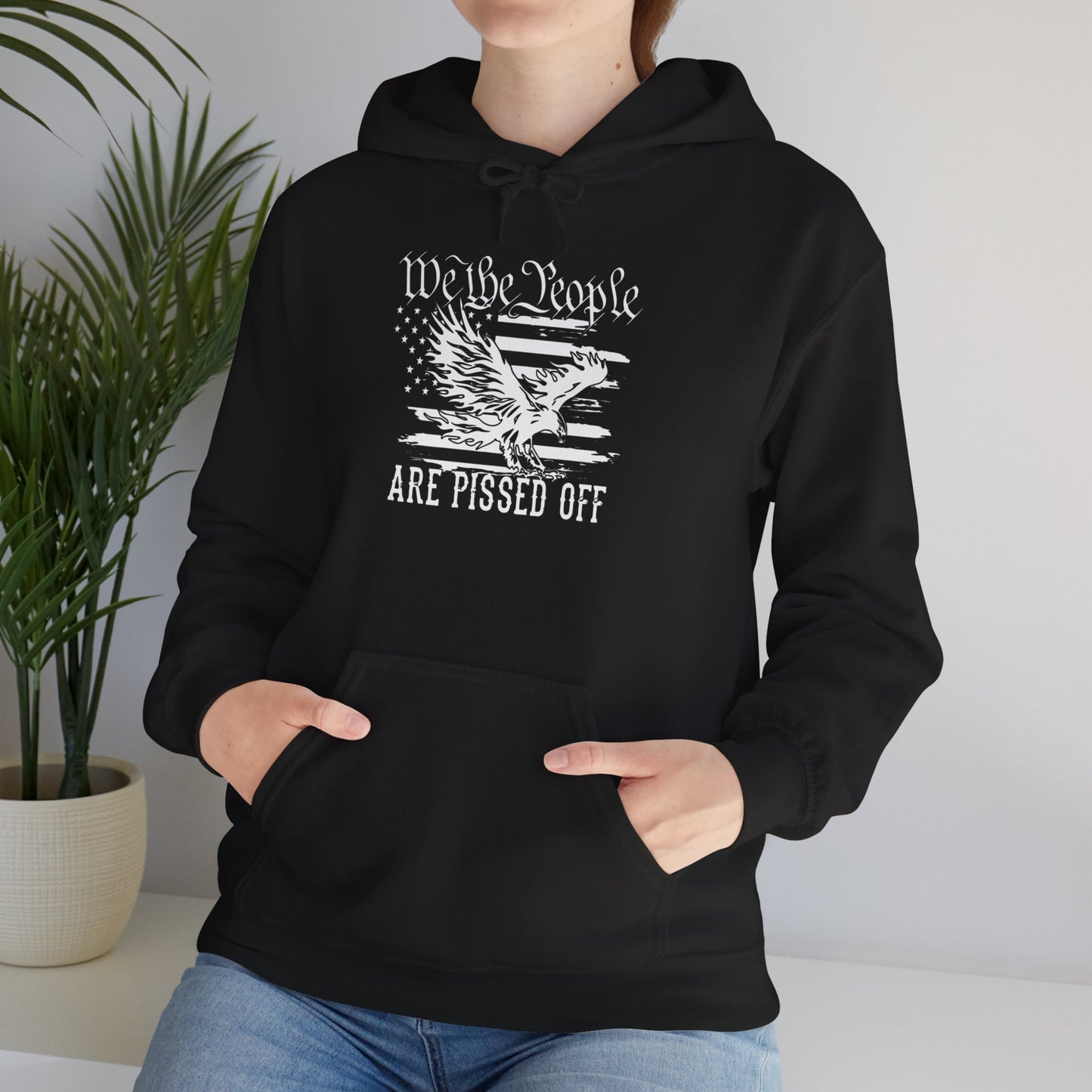 We The People Are Pissed Off Hoodie,  Heavy Blend™ Hooded Sweatshirt