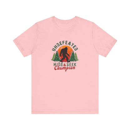 Undefeated Hide and Seek Champion, Short Sleeve Tee