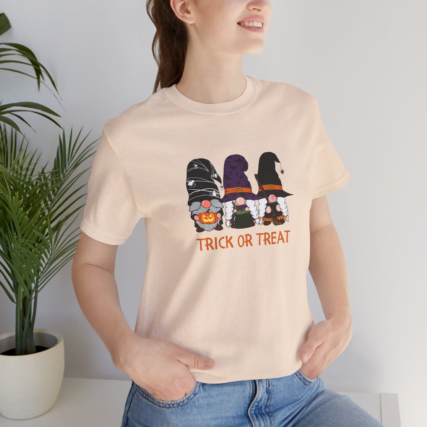 Trick Or Treat Gnomes, Jersey Short Sleeve Tee