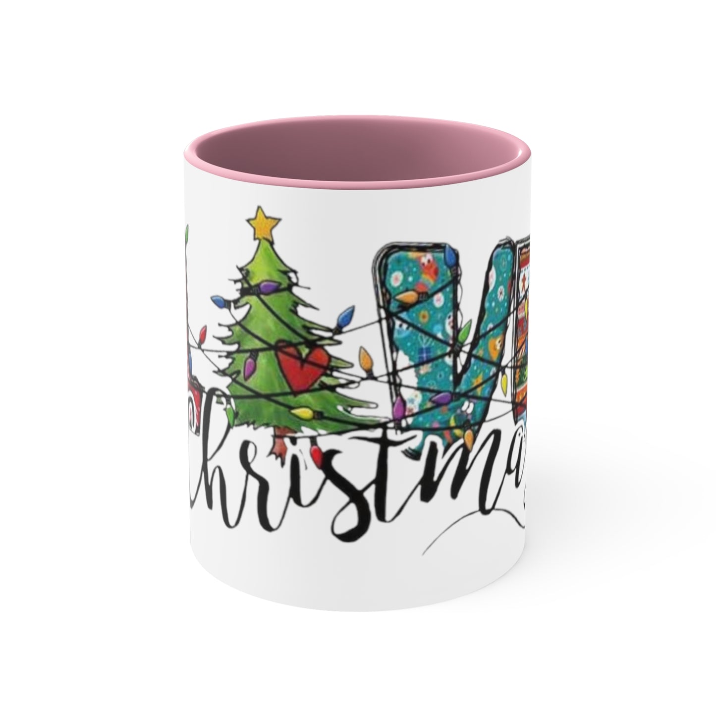 Live Christmas, Accent Coffee Mug, 11oz