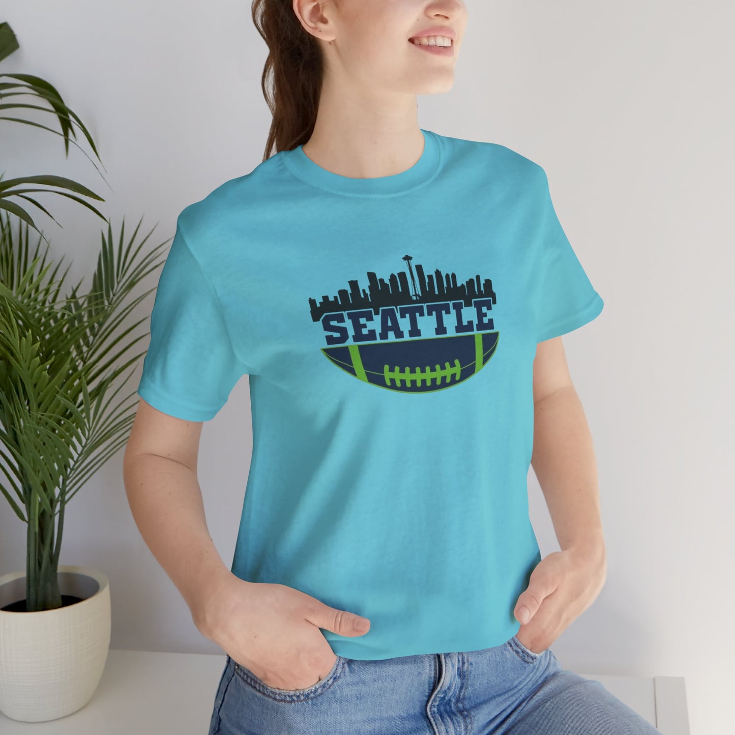 Seattle Skyline football, Jersey Short Sleeve Tee