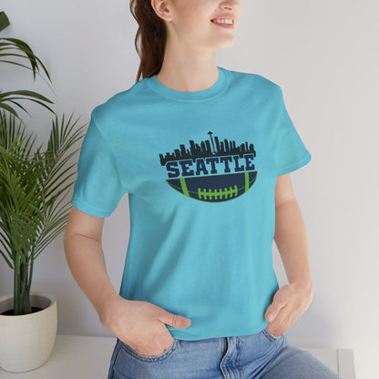 Seattle Skyline football, Jersey Short Sleeve Tee
