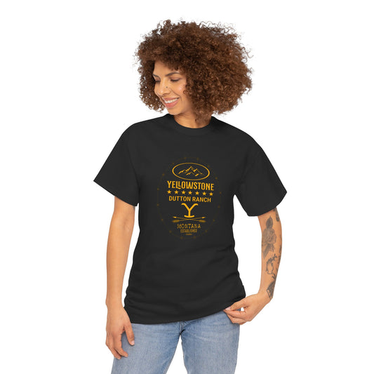 Yellowstone Dutton Ranch  Heavy Cotton Tee