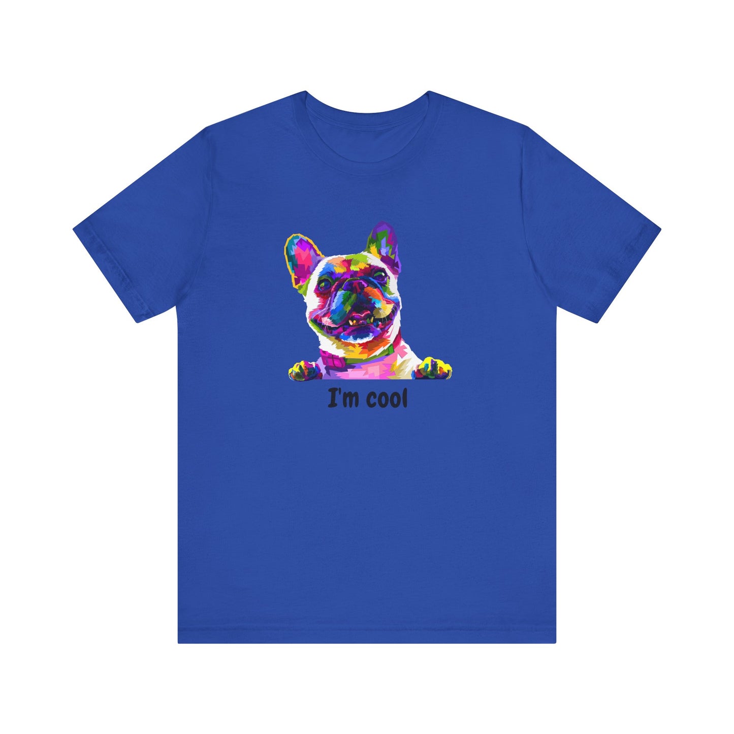 I'm Cool English Bulldog, Jersey Short Sleeve Tee