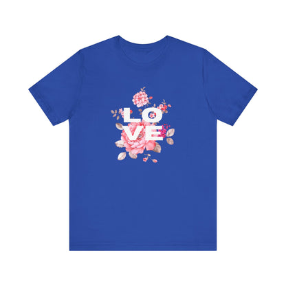 Love with Flowers Jersey Short Sleeve Tee