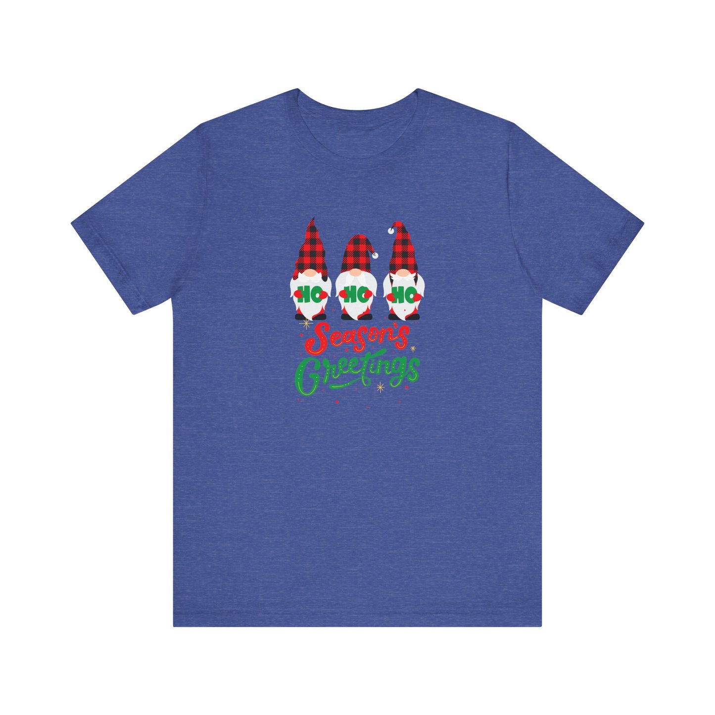 Season's Greeting Gnomes, Jersey Short Sleeve Tee