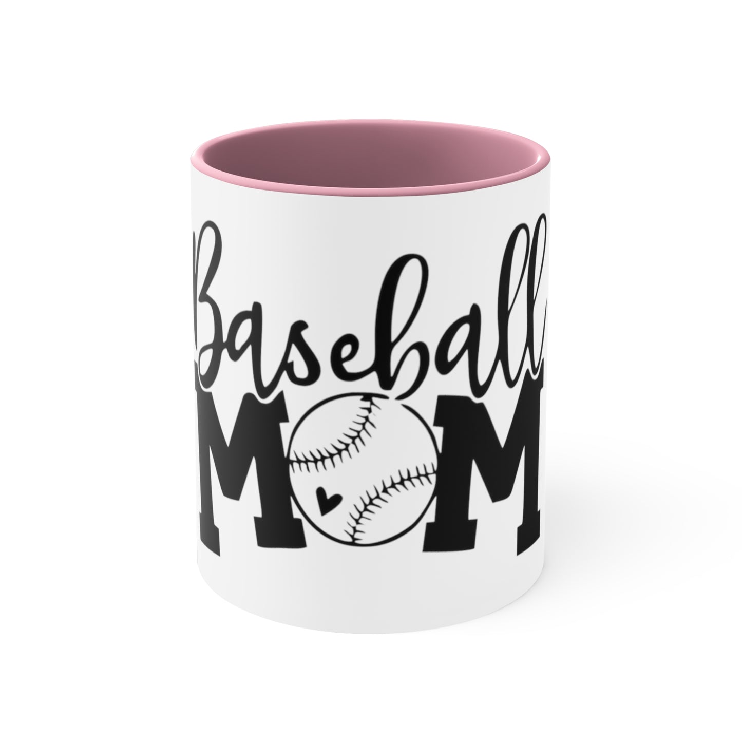 Baseball Mom, Accent Coffee Mug, 11oz