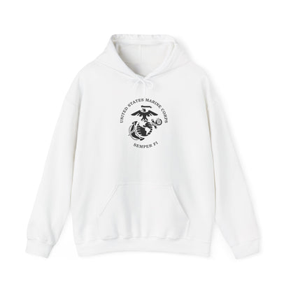 United States Marine Corps, Semper Fi Hoodie, Heavy Blend™ Hooded Sweatshirt